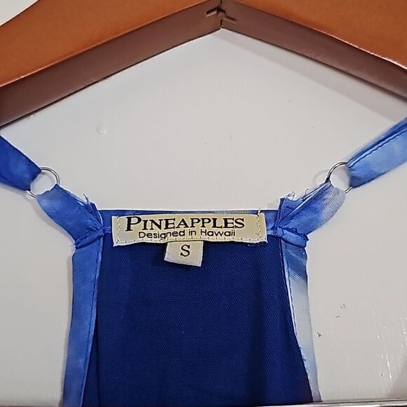 Pineapples Designed in Hawaii Tie Dye Maxi Dress Size Small‎ - Picture 7 of 10